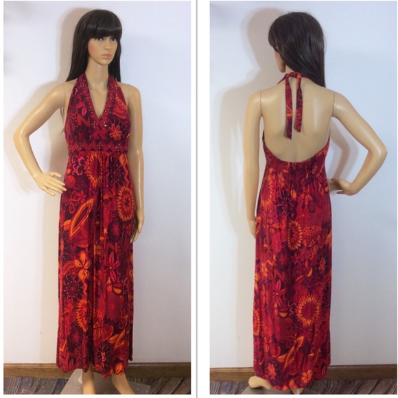 new directions Dresses & Skirts - NEW DIRECTIONS HALTER MAXI DRESS